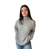 Women's Dusty Pink Knitted Turtleneck Sweater-My Boutique