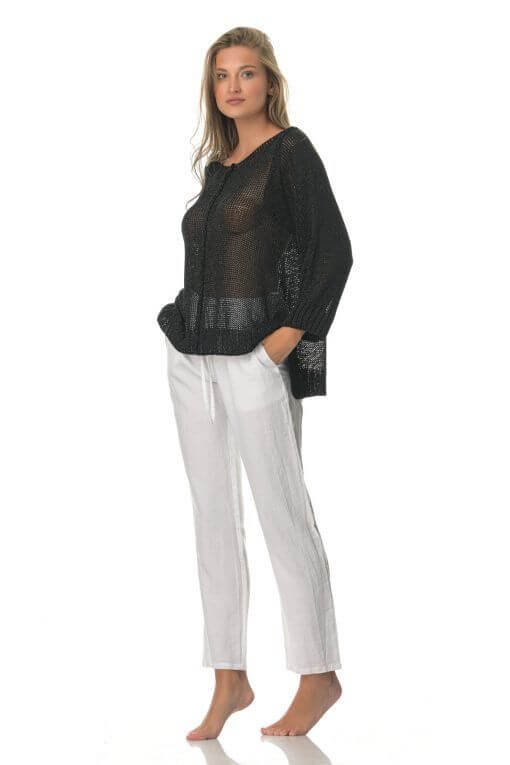 Μπλούζα Γυναικεία Sweater Μαύρη-My Boutique