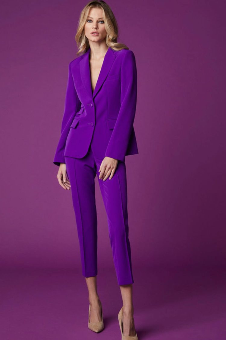 Purple Women's Suit Set-My Boutique