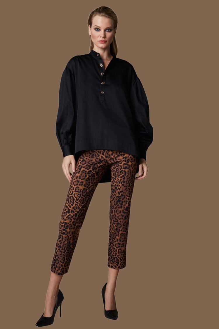 Women's Leopard Pants-My Boutique