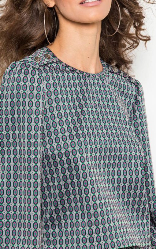 Women's Printed Blouse-My Boutique