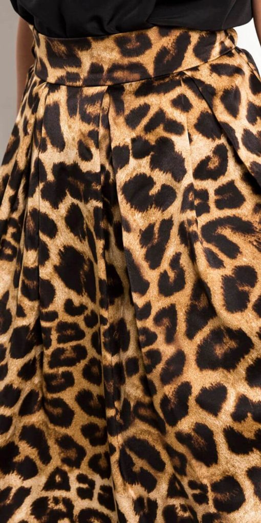 Leopard Maxi Skirt-My Boutique