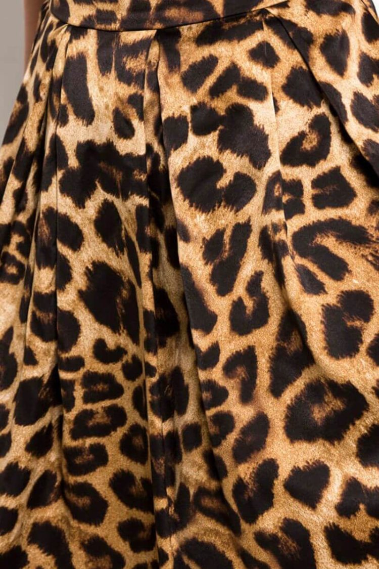 Leopard Maxi Skirt-My Boutique
