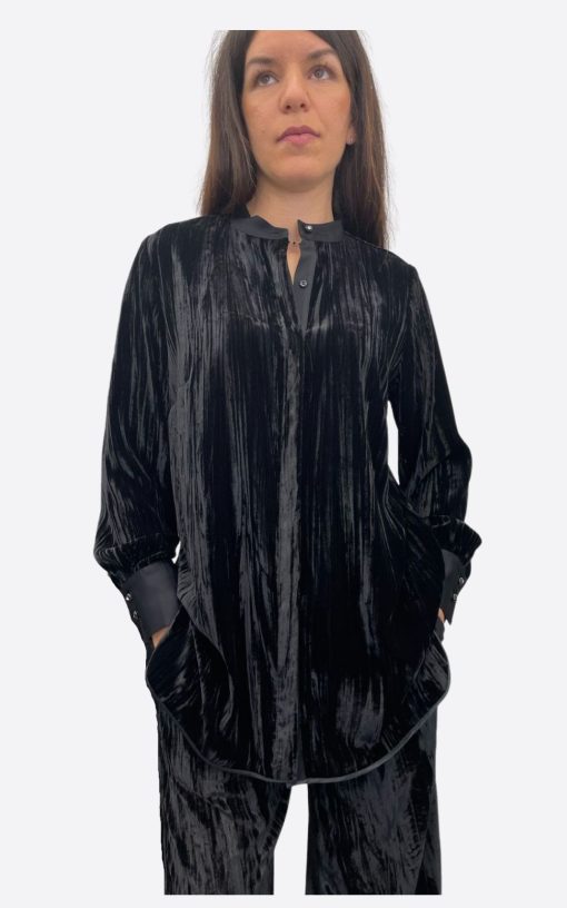 Women's Blouse In Black Color-My Boutique