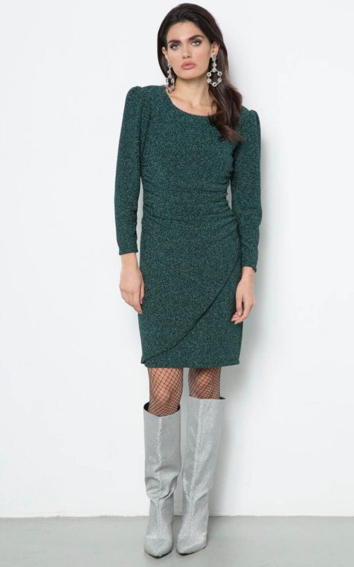 Φόρεμα Λούρεξ Πράσινο-My Boutique