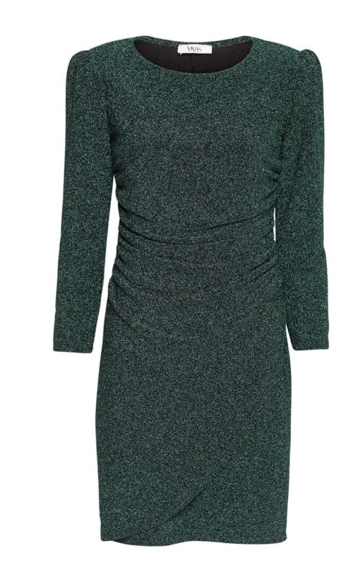 Lurex Dress Green-My Boutique