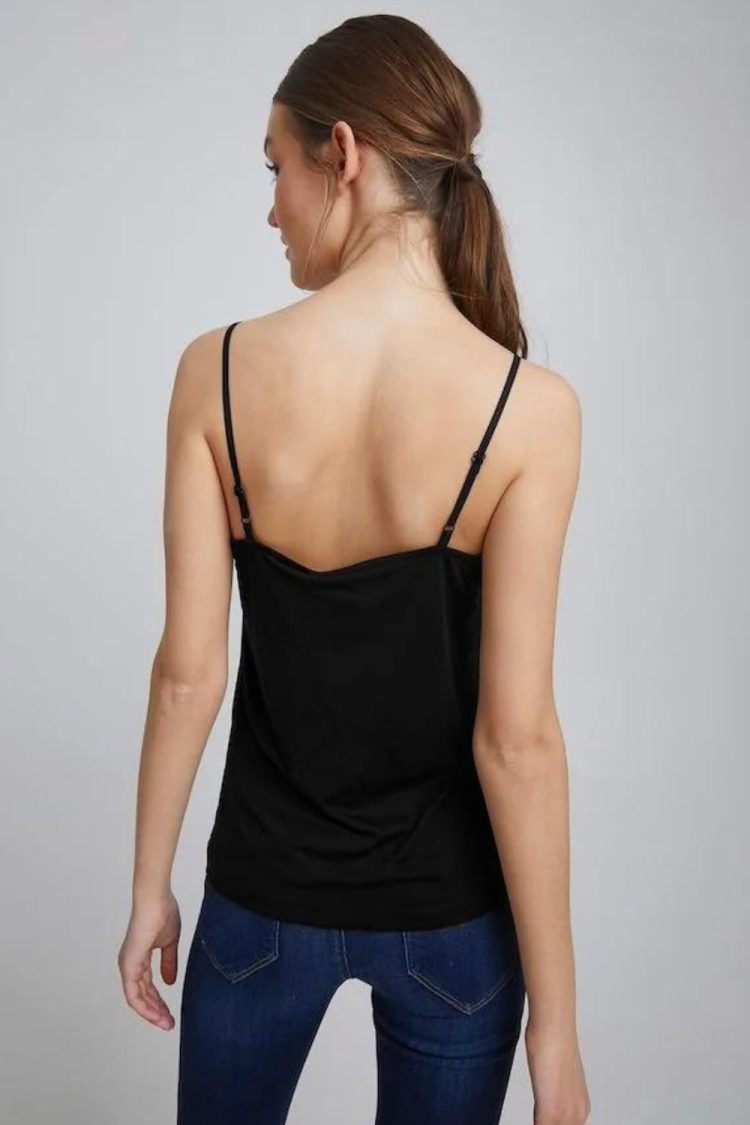 Μπλούζα Γυναικεία Τοπ Casual Fit Μαύρη-My Boutique