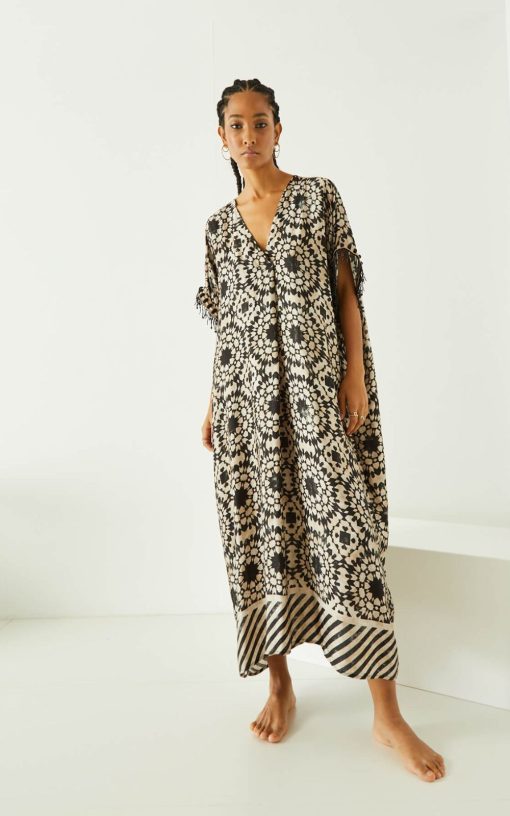 Patterned Maxi Dress-My Boutique