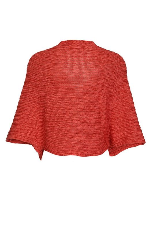 Coral Knitted Women's Cardigan-My Boutique