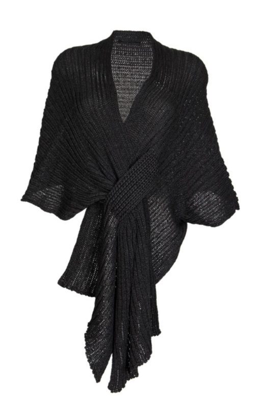 Black-My Boutique Women's Knitted Cardigan