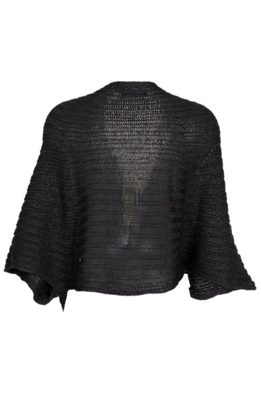 Black-My Boutique Women's Knitted Cardigan