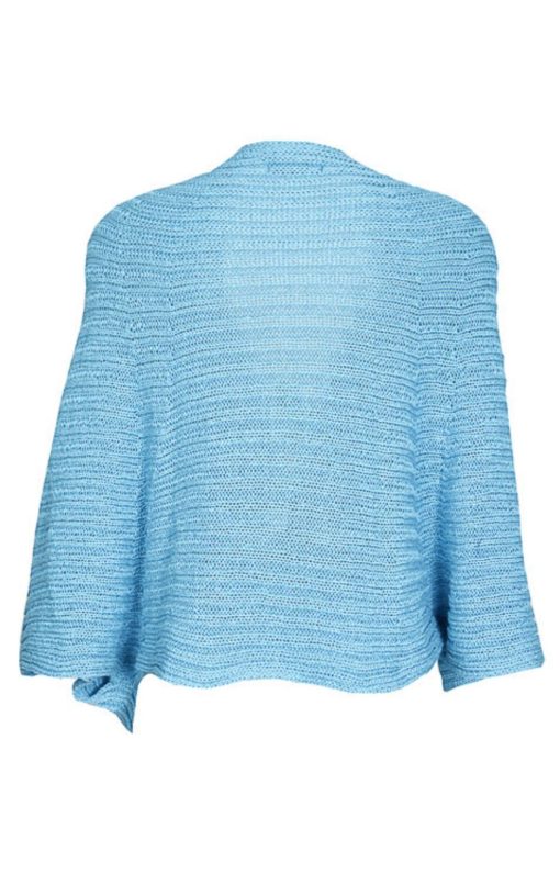 Women's Turquoise Knitted Cardigan-My Boutique