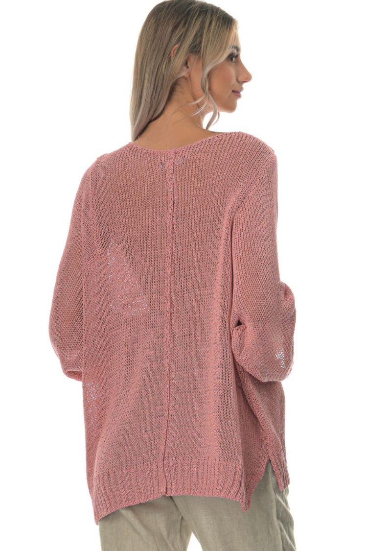 Women's Sweater Dirty Pink-My Boutique