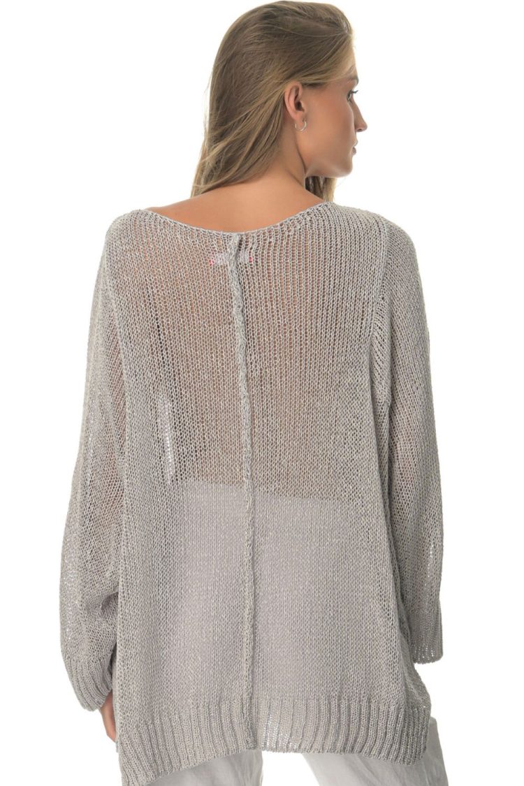 Women's Sweater Light Grey-My Boutique