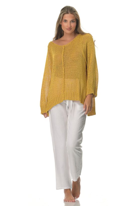 Mustard Women's Sweater-My Boutique