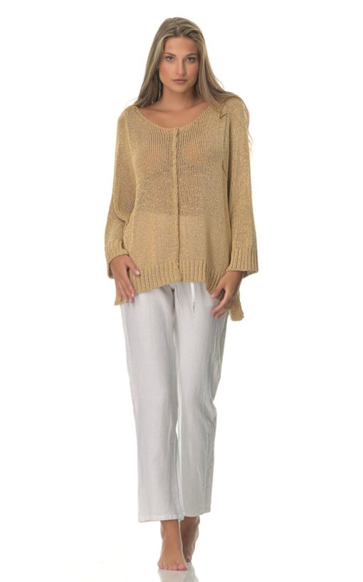 Gold-My Boutique Women's Sweater