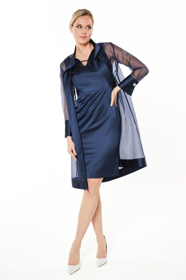Manto Woman Elegant Blue-My Boutique
