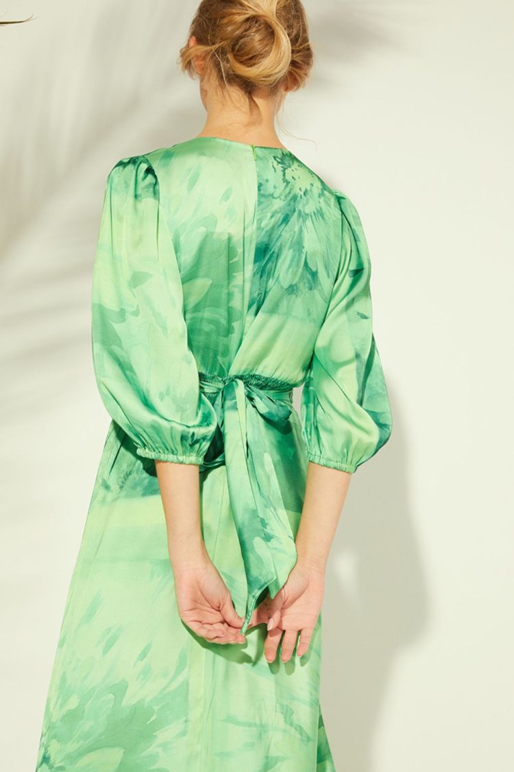 Maxi Dress Green-My Boutique