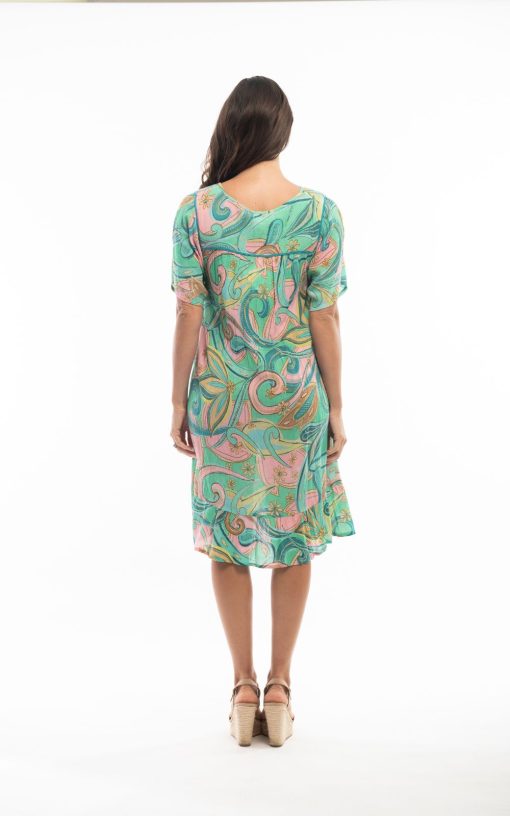Dress With Print Mennagio-My Boutique