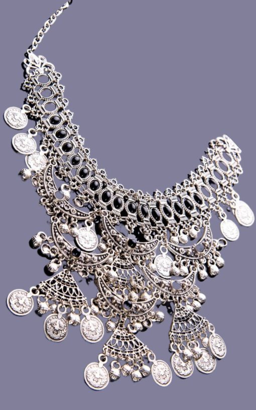 Women's Silver Necklace E700-My Boutique