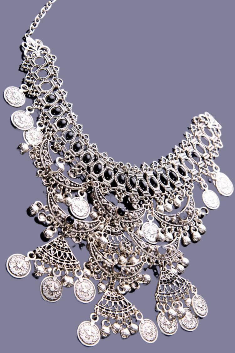 Women's Silver Necklace E700-My Boutique