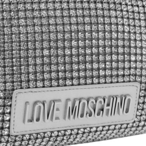 Τσάντα Γυναικεία Ώμου Love Moschino JC4045-90B-Silver-My Boutique