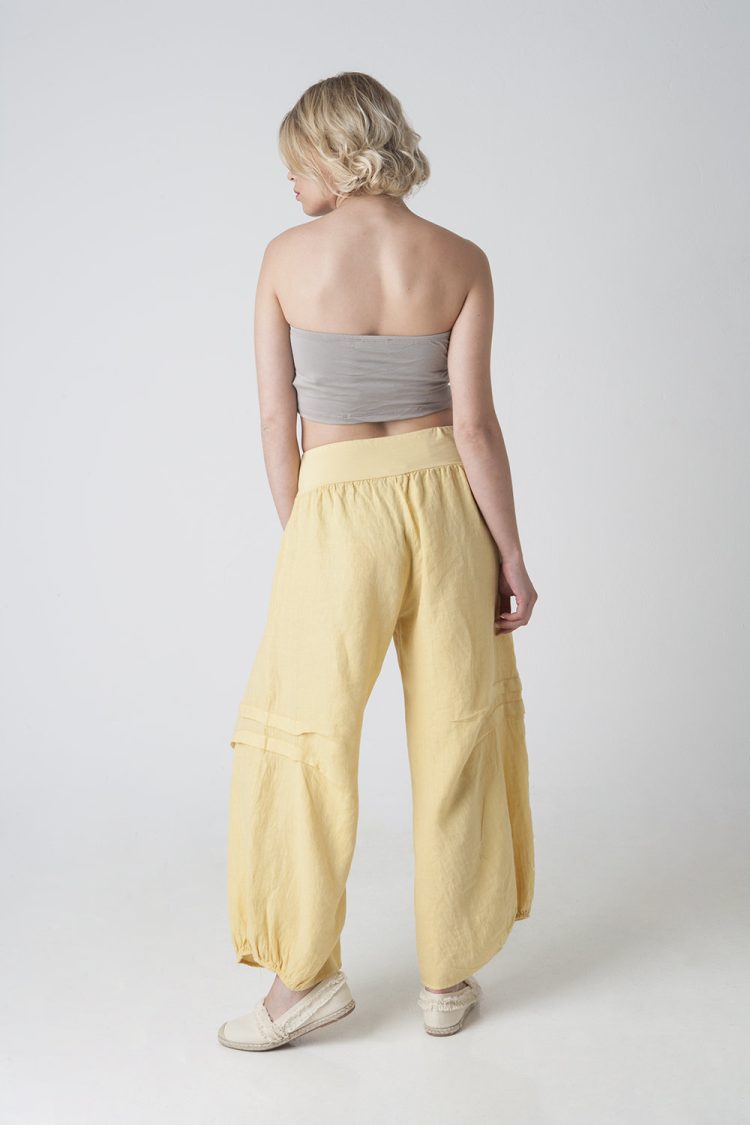 Women's Pants Yellow-My Boutique