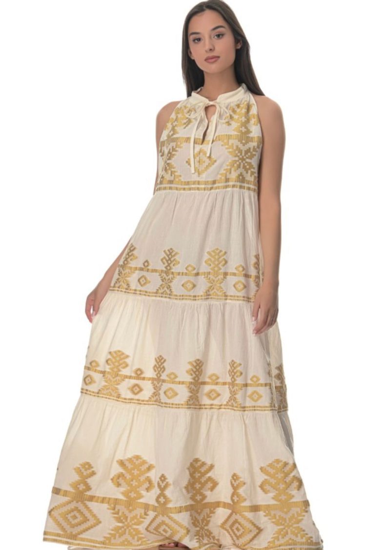 Naxos Dress Champagne-Gold-My Boutique