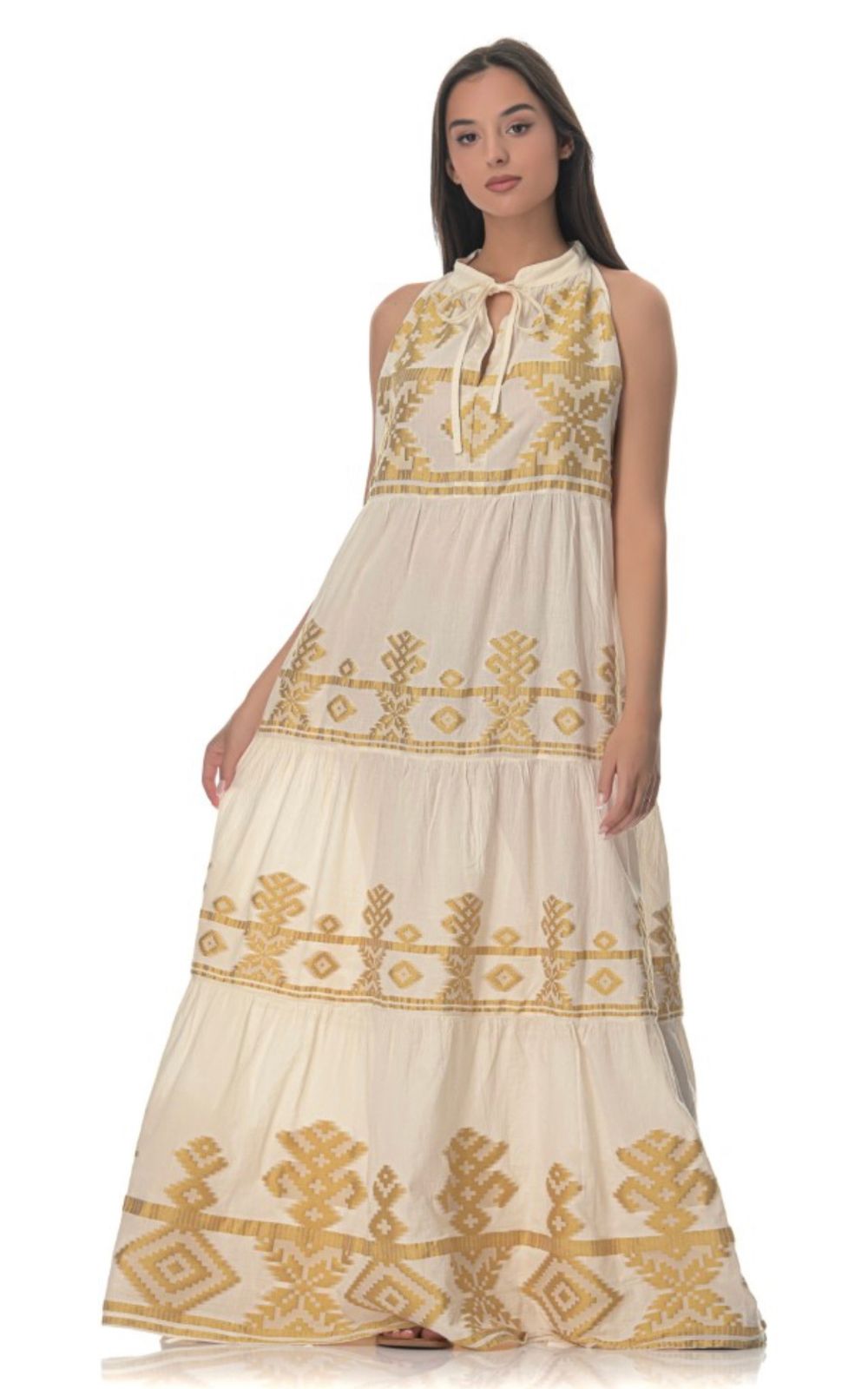 Φόρεμα Naxos Champagne-Gold-My Boutique
