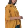 Mustard Women's Gouse Hooded Top-My Boutique