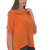 Μπλούζα Γυναικεία Gouse με Κουκούλα Orange-My Boutique
