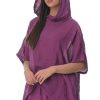 Women's Gouse Blouse with Hood Magenda-My Boutique