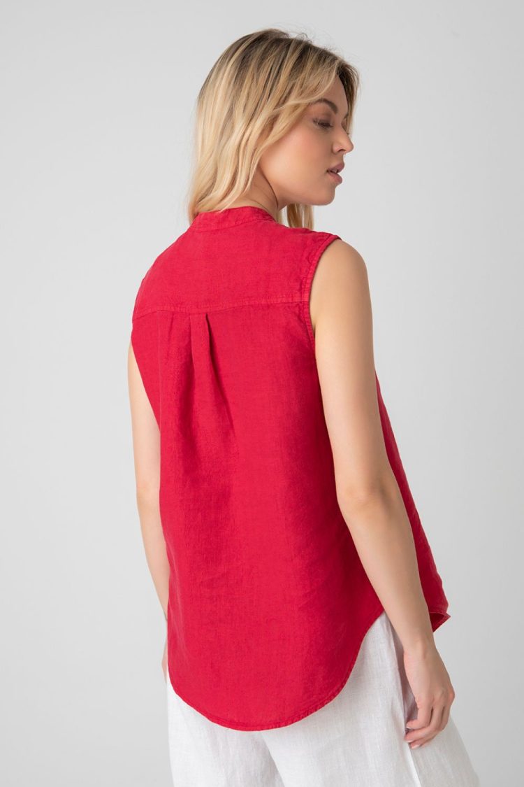 Red-My Boutique Women's Sleeveless Shirt