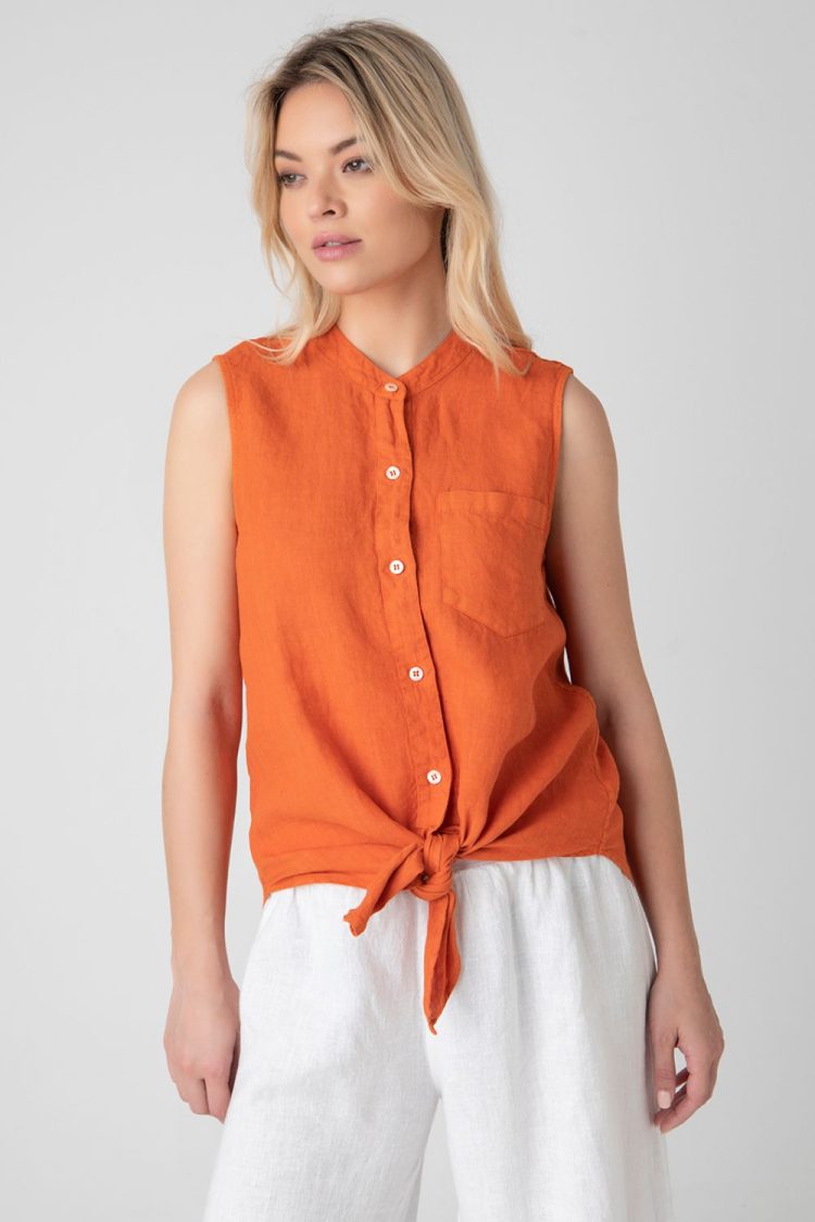 Shirt Woman Orange-My Boutique