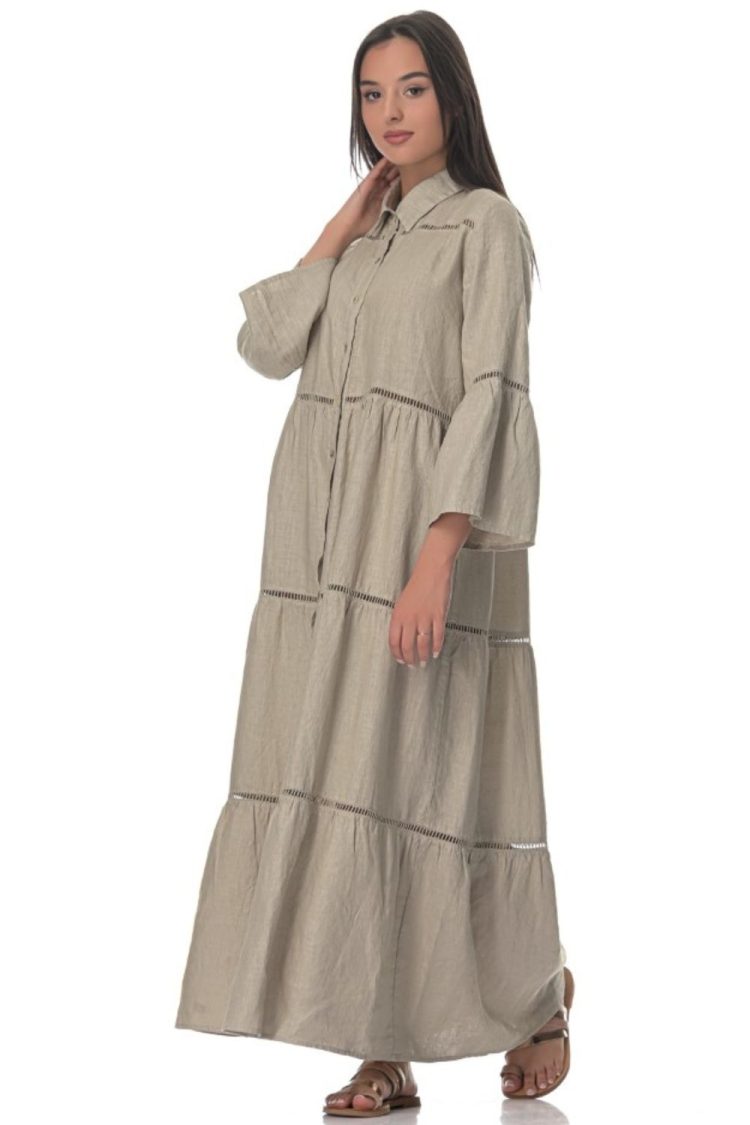 Laluha Sand-My Boutique Long Dress