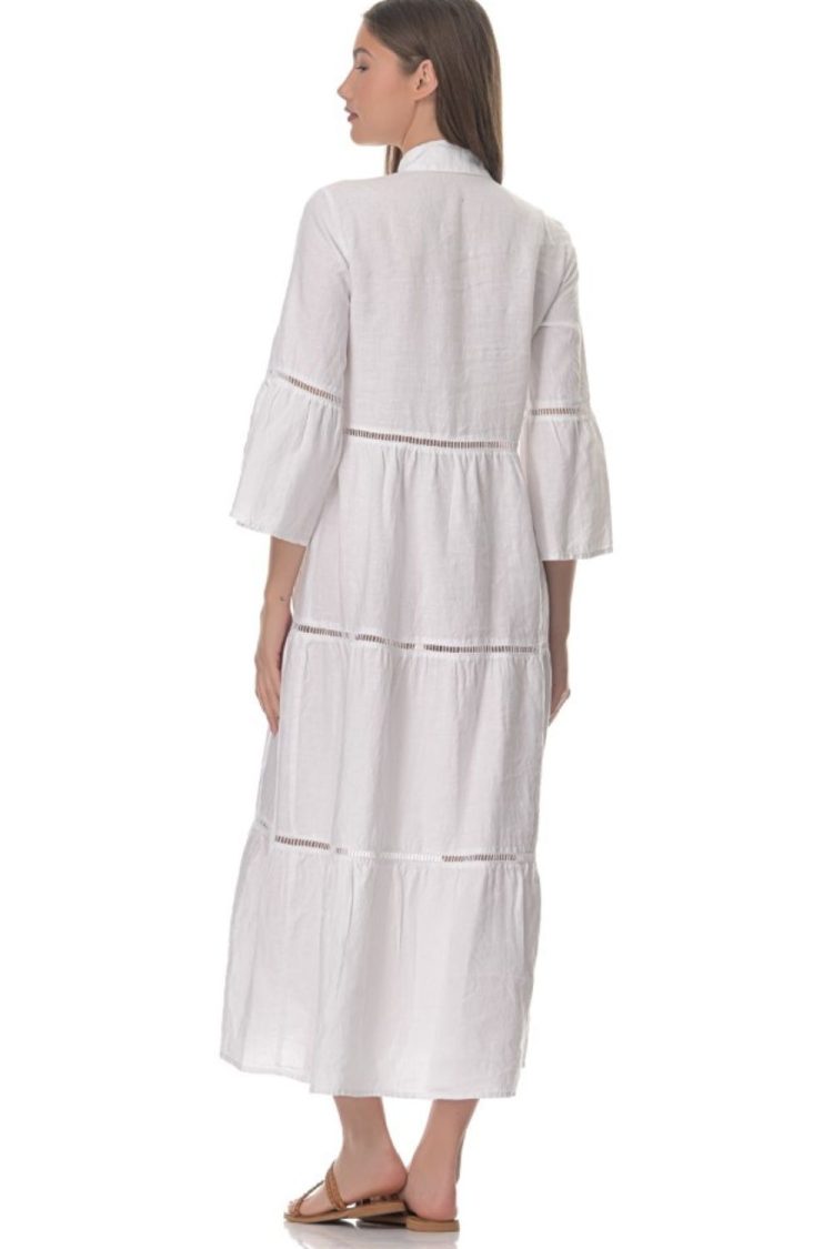 Long Dress Laluha White-My Boutique