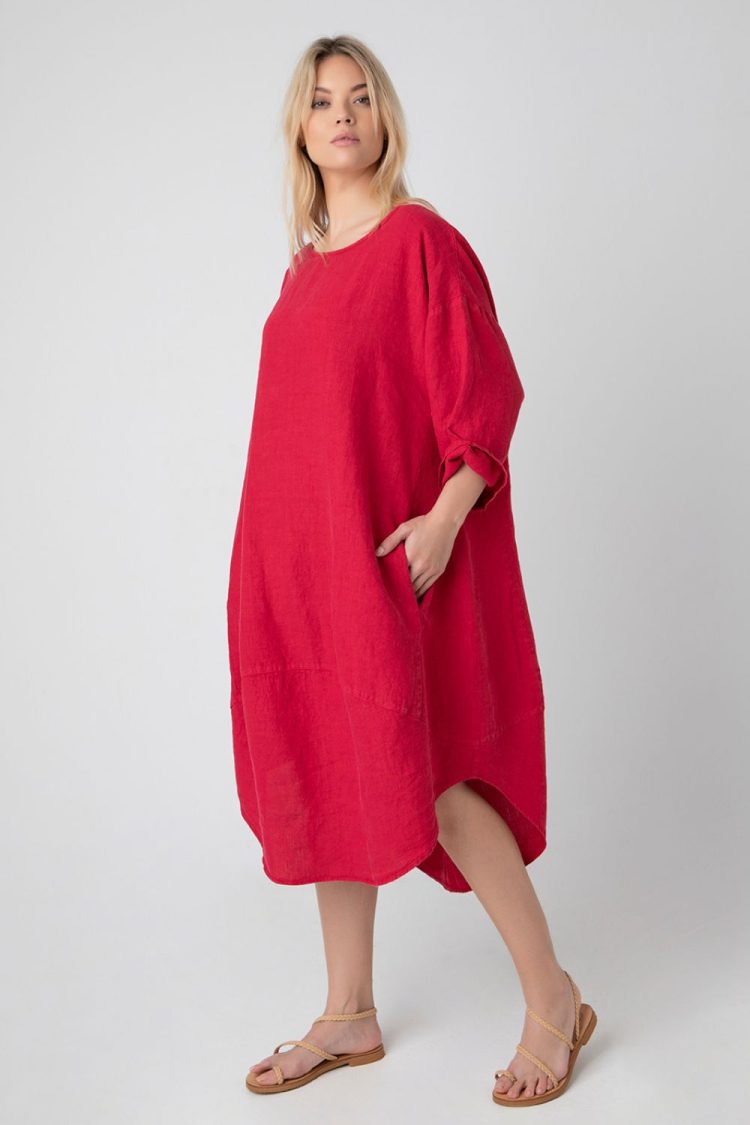 Φόρεμα Tulip Red-My Boutique