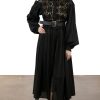 Φόρεμα Μαύρο με Διάτρητα Σχέδια-My Boutique