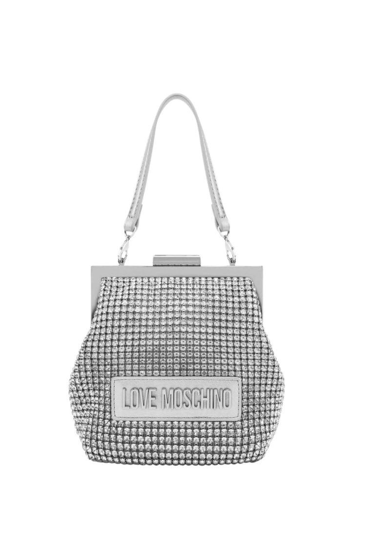 Love Moschino Women's Crossbody Bag JC4043-90A Silver-My Boutique