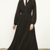 Φόρεμα με Μακριά Φουσκωτά Μανίκια Souvenir S34E0277 Black-My Boutique