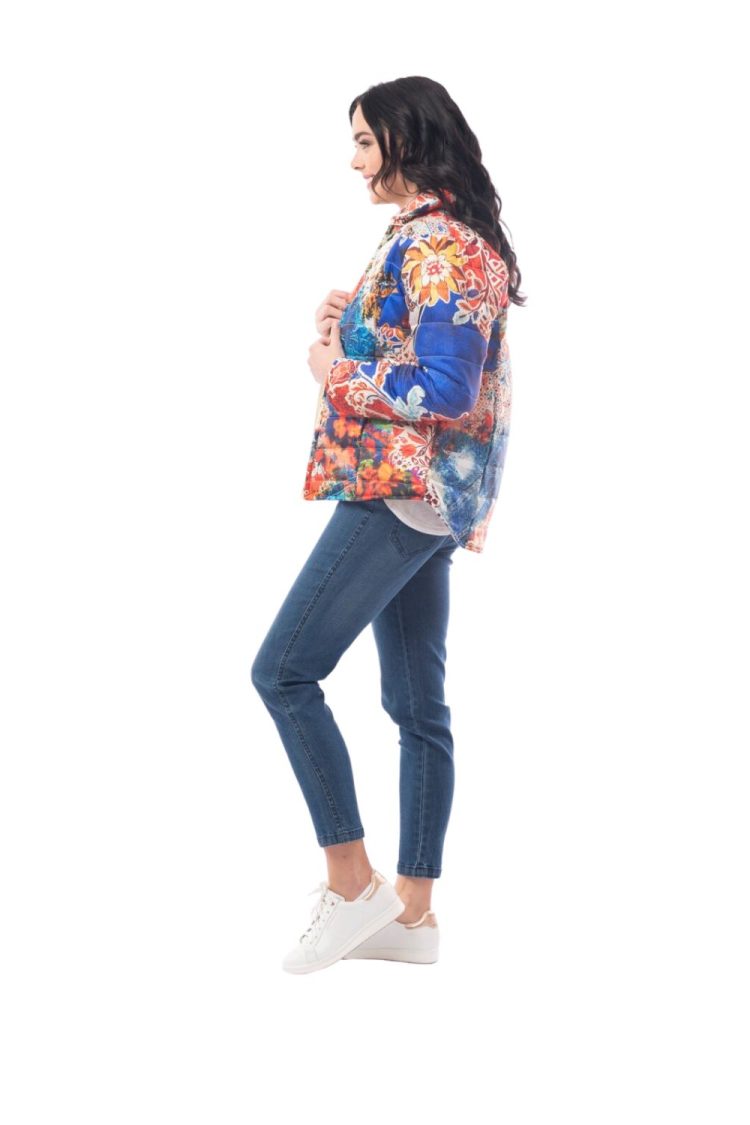 Women's Puffer Jacket Orientique 3216 Multicolour-My Boutique