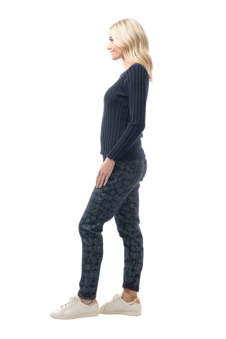 Pants for Women with Orientique Designs 2608 Black-My Boutique