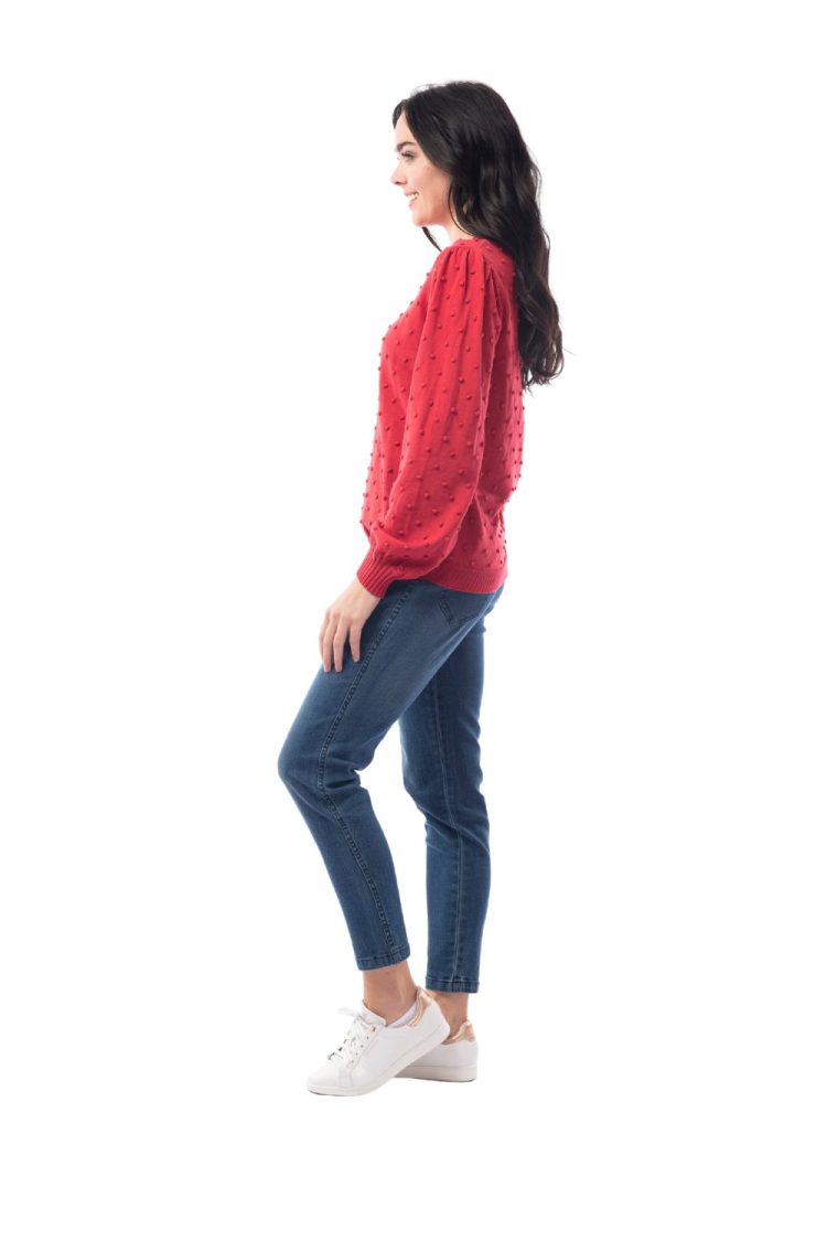 Women's Sweater Orientique 1217 Crimson-My Boutique