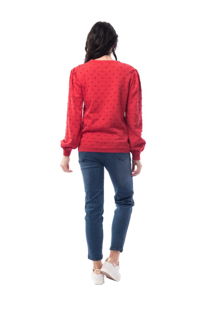 Women's Sweater Orientique 1217 Crimson-My Boutique