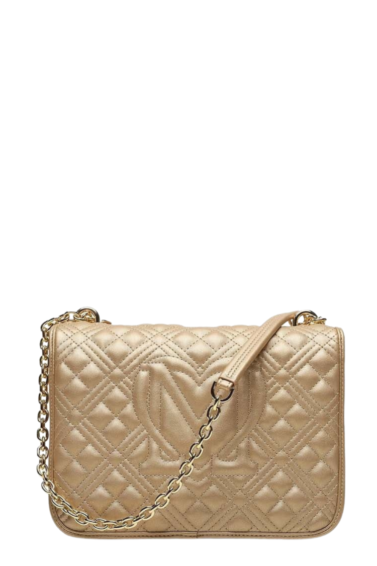 Women's Shoulder Bag Love Moschino JC4000PP1HLA0-901 Gold-My Boutique