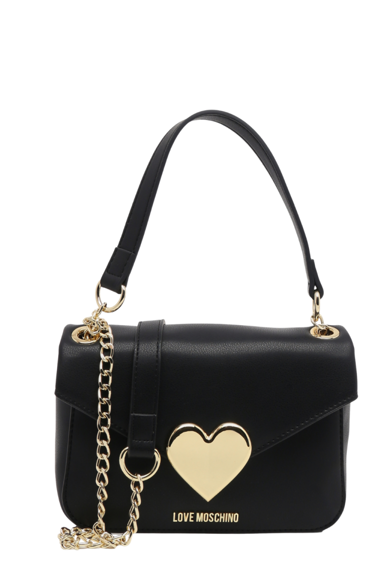 Love Moschino Women's Shoulder Bag JC4073PP1HLC0 Black-My Boutique