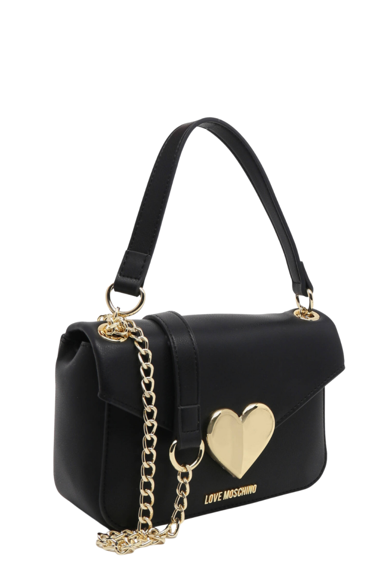Love Moschino Women's Shoulder Bag JC4073PP1HLC0 Black-My Boutique