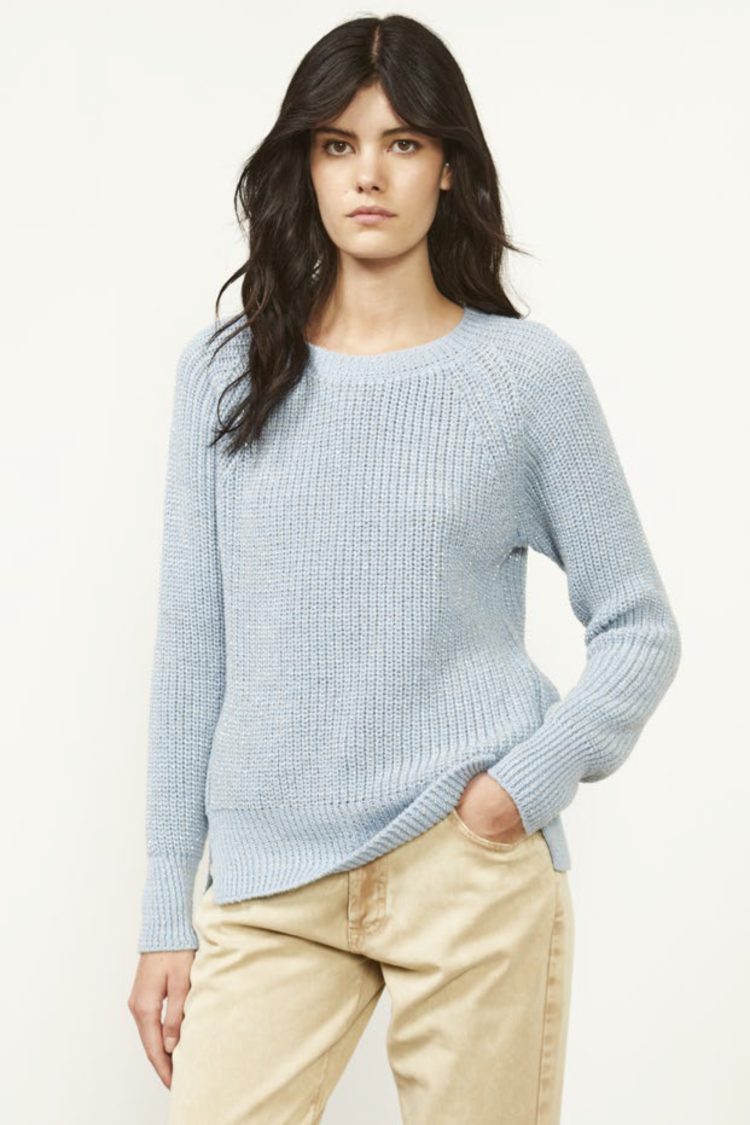 Women's Sweater Blue Souvenir-My Boutique