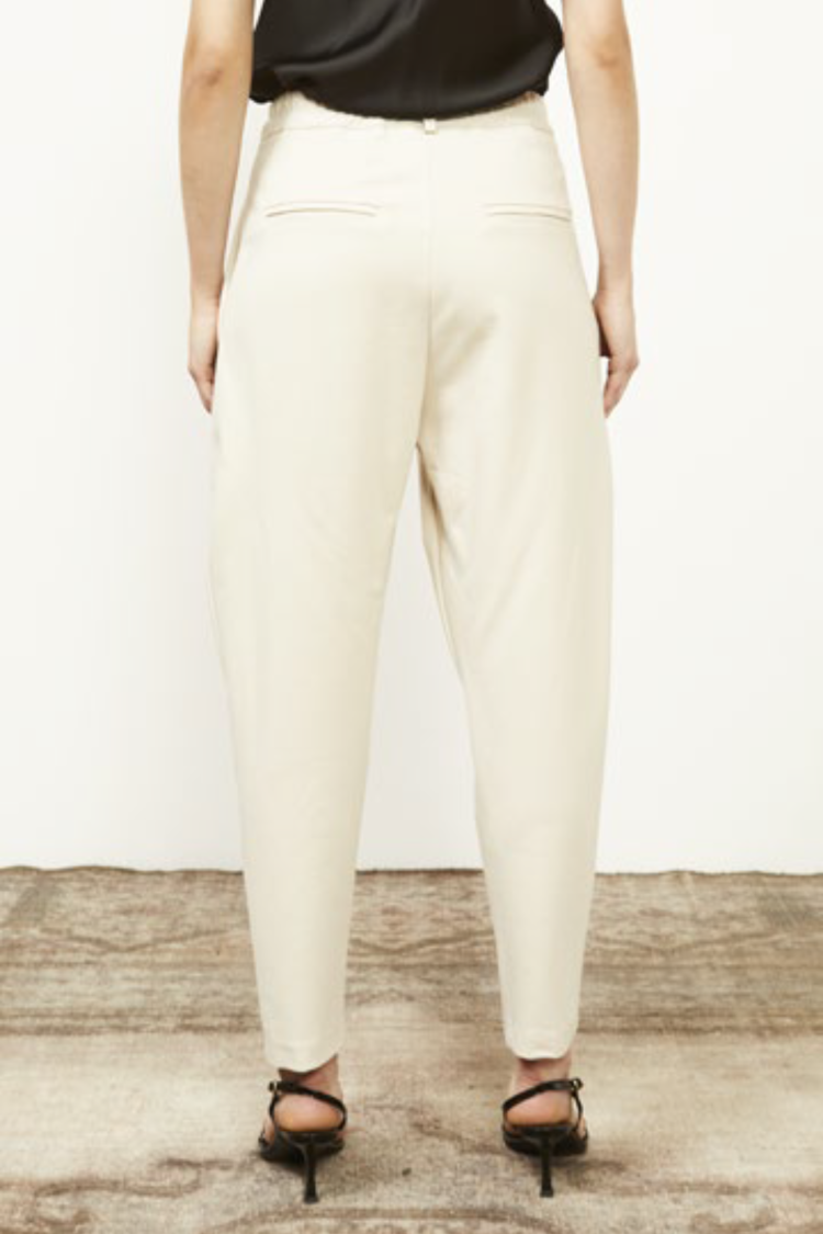 Women's Ecru Pants Souvenir-My Boutique