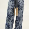Pants for Women with Patterns Blue Motel-My Boutique